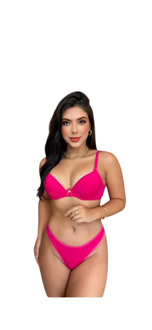 Conjunto de Lingerie Duas Peças Plush Aro Inteiro