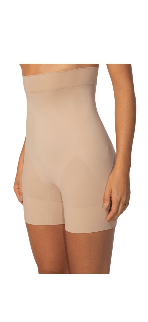 Lupo Calça Modeladora Feminina, Cintura Alta, Shorts de Compressão