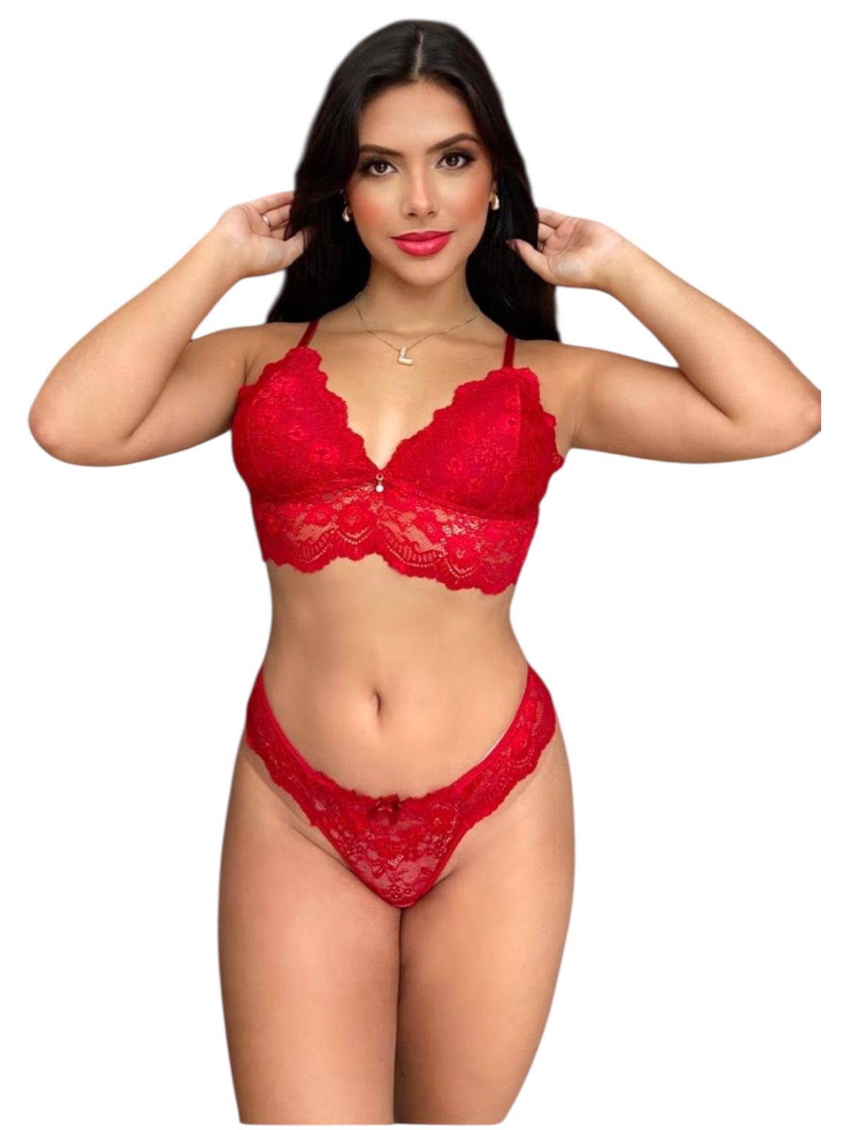 Conjunto Lingerie Renda