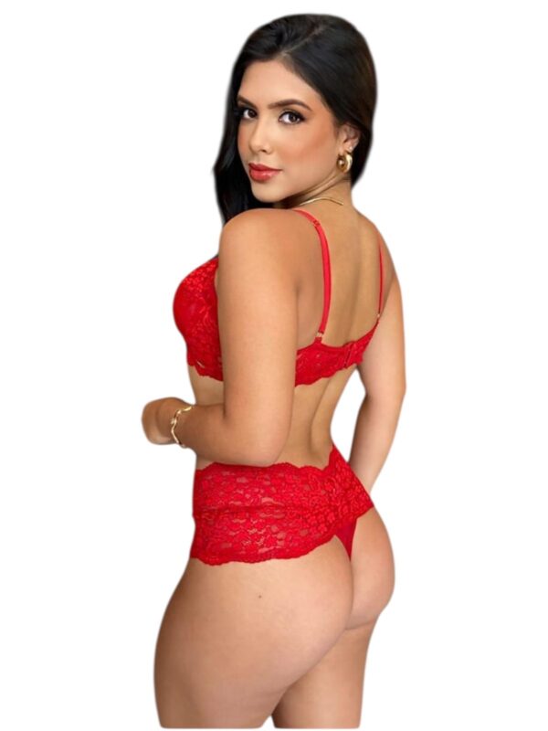 Conjunto de Lingerie em Renda