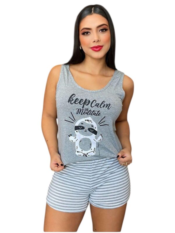 Conjunto de Pijama Feminino em Viscose
