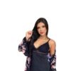 Pijama Feminino Curto com Renda, Conjunto Camiseta e Short