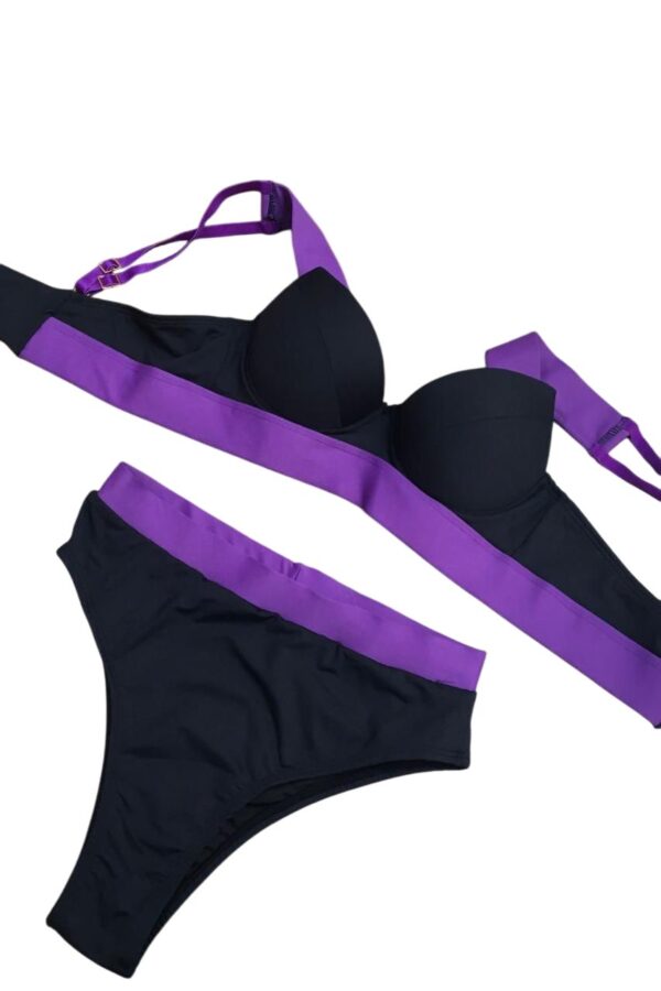 Biquíni Plus Size Duas Peças Com Bojo e Alças Reguláveis - Imagem 3
