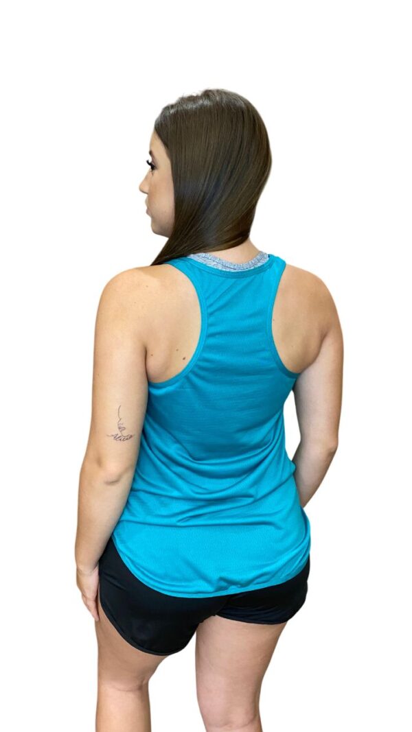 Camiseta Regata Esportiva Feminina, Tecido Respirável - Imagem 2