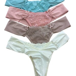 Calcinha Feminina em Renda Modelo Fio Dental